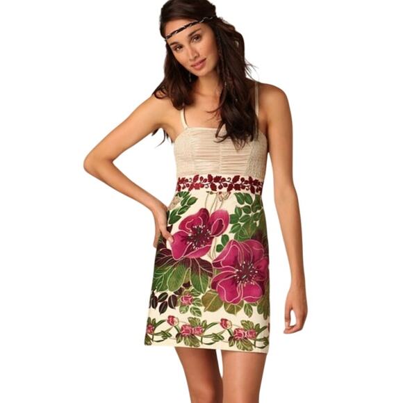 Free People Lost in paradise strapless dress size 4 - Picture 1 of 5